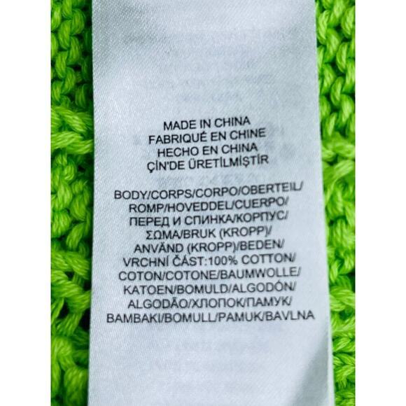 Lauren Ralph Lauren Black Label Aran knit Riviera Green Sweater size PS NWT - Picture 10 of 11